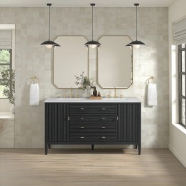 Myrrin 60" Double (Vanity Only Pricing) in Carbon Oak